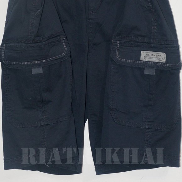 Men cargo short Unionbay in  blue - Picture 3 of 8